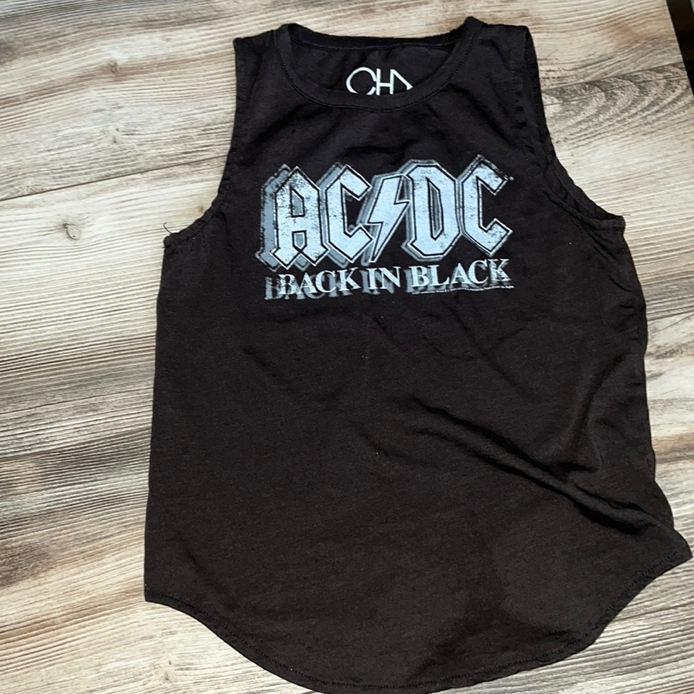 Girls Chaser AC/DC tank top size 7